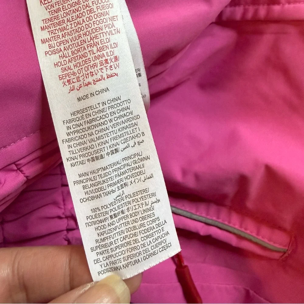 Mini Boden All In One Pink Unicorn Snowsuit
